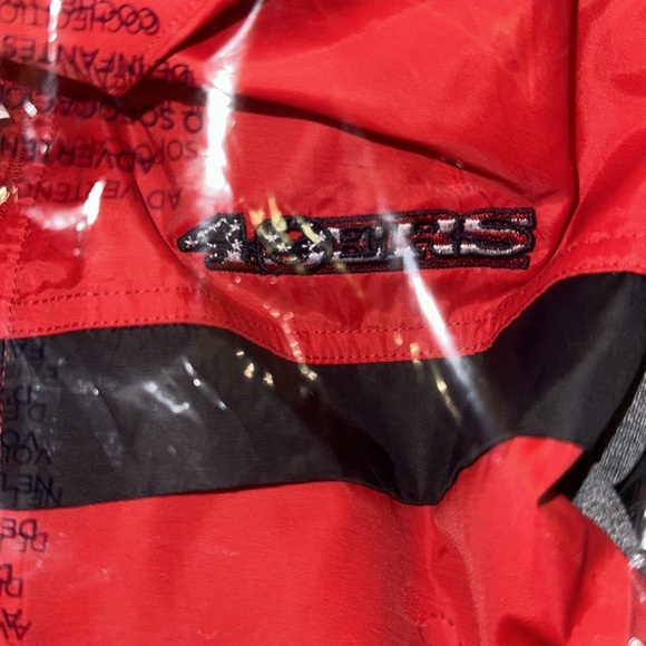 Cutter & Buck San Francisco 49ers Women's Scarlet Americana Swish Full-ZipJacket - Picture 3 of 4